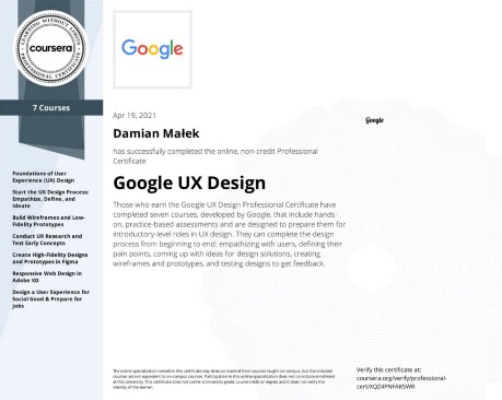 how to get google ux design certificate for free